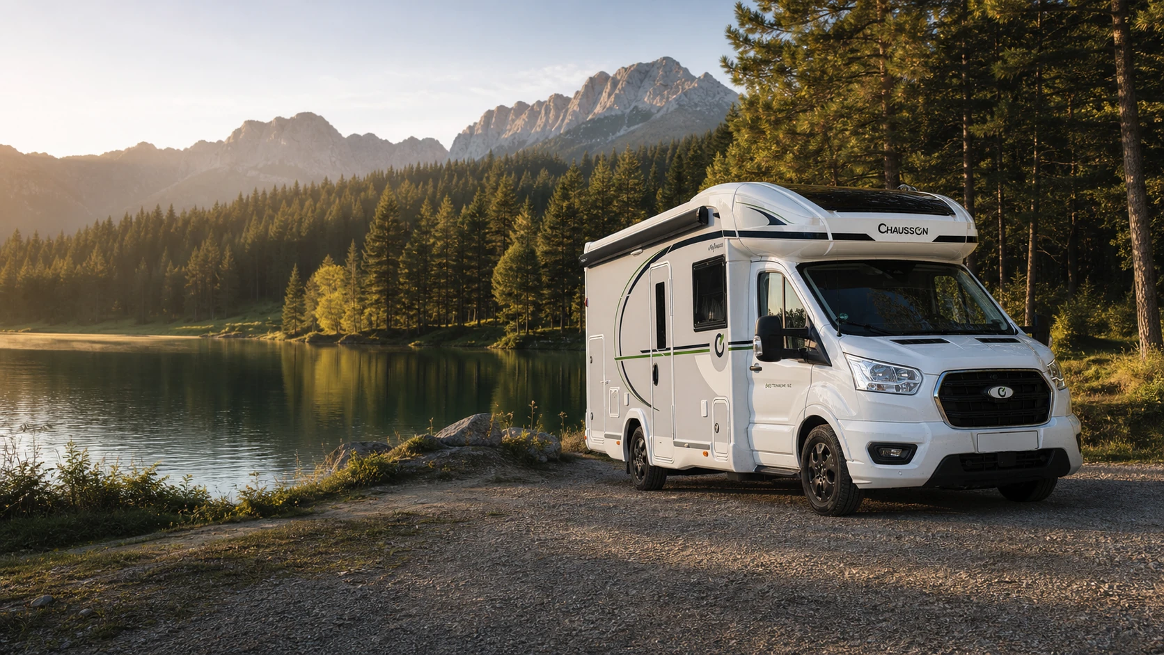 Ford Chausson 640 Wohnmobil in der Natur
